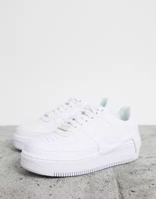 Nike – Air Force 1 Jester – Sneaker in Dreifach-Weiß | ASOS DE