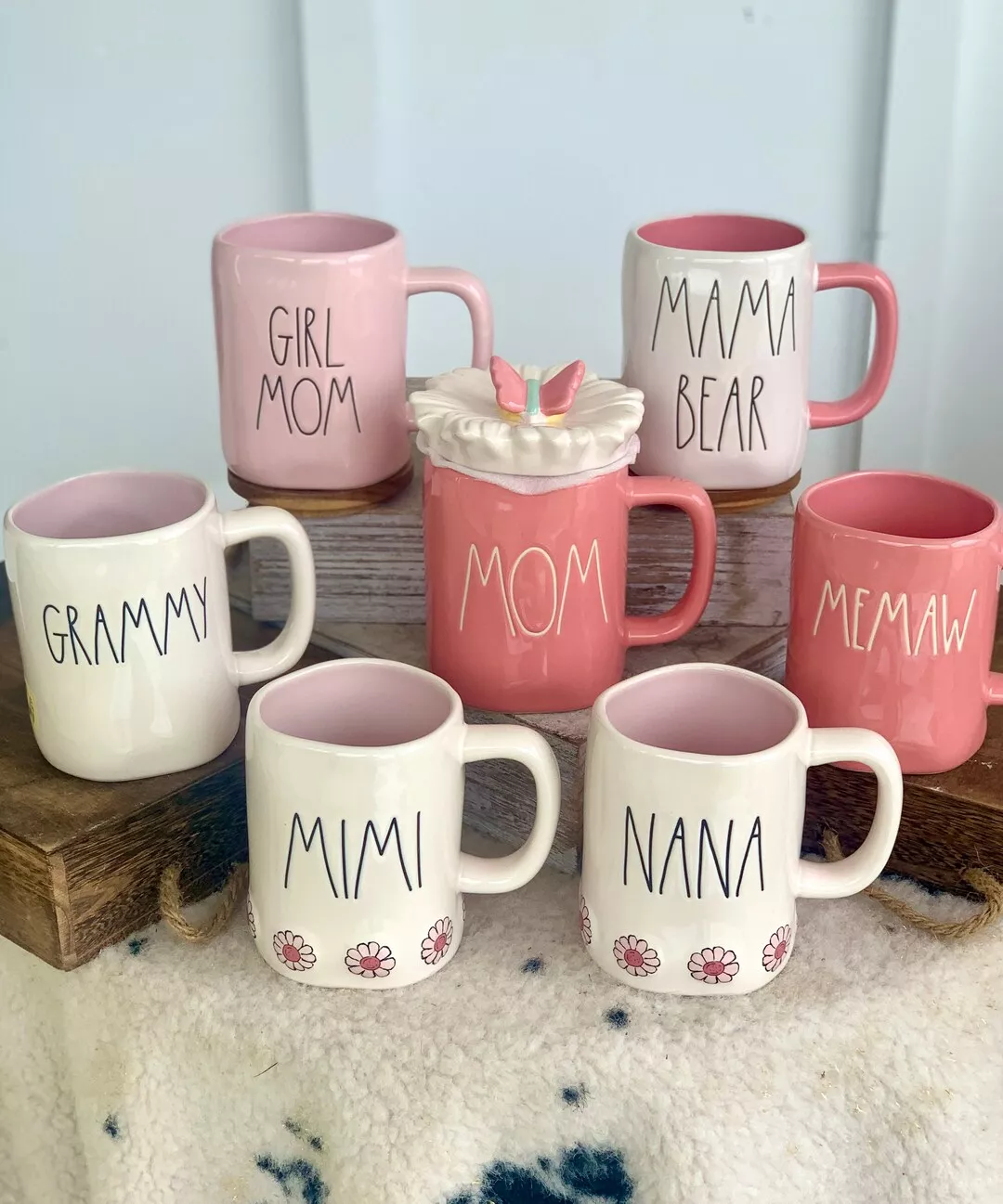  My Favorite People Call Me Mommy Accent Mug - Personalized Mug ( Front & Back) - Text Rae Dunn Style - Mommy Mug - Birthday - Merry  Christmas - Mother's Day 