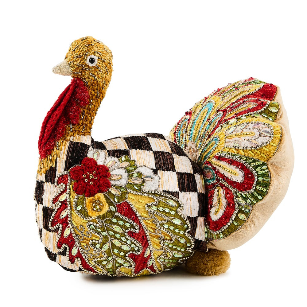 Aurora Turkey Shaped Pillow | MacKenzie-Childs