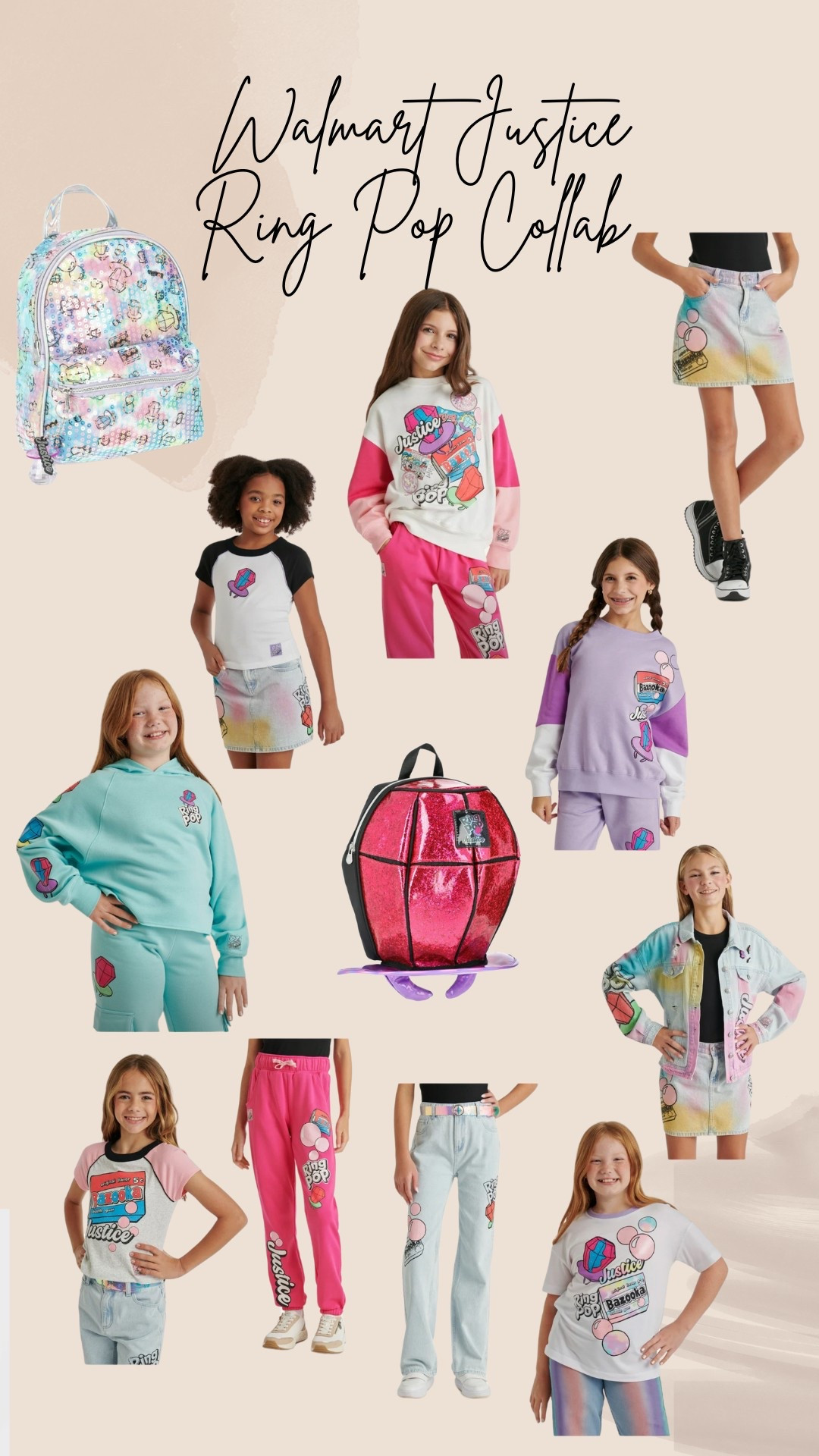This girls line at Walmart is the CUTEST! Love the Ring Pop Justice collab!! I grabbed Kinsley half this line and she gets so many compliments 😍

#walmart
#walmartkids
#justice
#walmartfashion

#LTKStyleTip #LTKKids