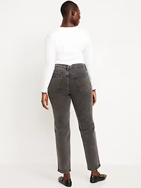 High-Waisted OG Straight Ankle Jeans | Old Navy (US)