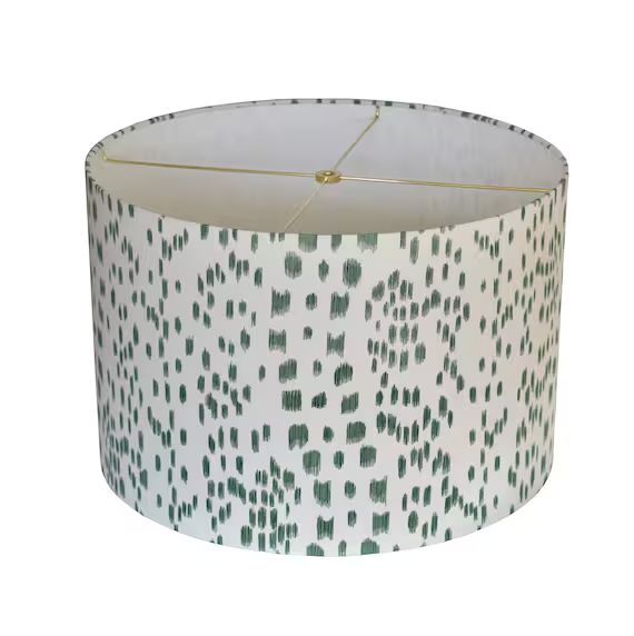 Green Les Touches Drum Lampshade-animal Print Lamp | Etsy | Etsy (US)