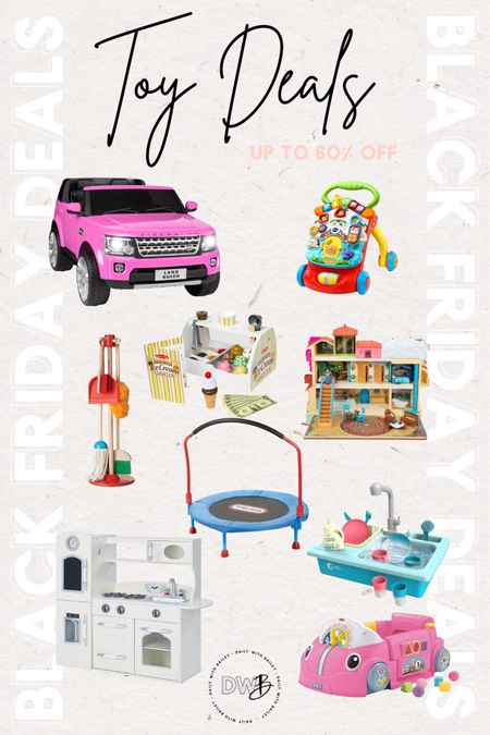 Up to 60% of toys! Some of our tried and true toys and a few that are on Margot and Wyatt’s wishlists this year! The kitchen and the toy sink are huge hits at our house! 

#LTKGiftGuide #LTKCyberweek #LTKkids