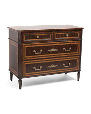 46x21x36 Mahogony Vicount's Movingue Rosewood Chest Of Drawers | TJ Maxx