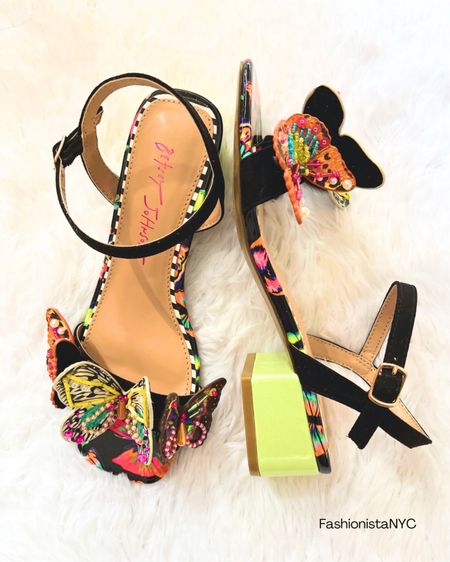 Butterflies are buzzing on my feet!!!
The Low Heel keeps these Sandals super comfy 
Pair with your Wedding Guest Maxi 

Sandals - Spring Outfits - Travel Outfits - Summer Outfits- Wedding Guest - Vacation Outfits 

#LTKparties #LTKwedding #LTKshoecrush