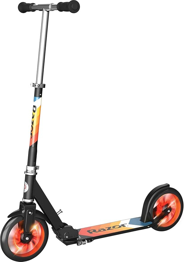 Razor A5 Lux Kick Scooter for Kids Ages 8+ - 8" Urethane Wheels, Anodized Finish Featuring Bold C... | Amazon (US)