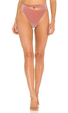lovewave the Dunja High Waist Bottom in Dusty Pink from Revolve.com | Revolve Clothing (Global)