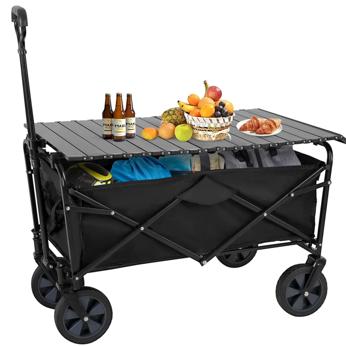 FDW Collapsible Wagon Garden Cart Folding Table | Wayfair | Wayfair North America