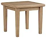 Signature Design by Ashley Gerianne Outdoor Eucalyptus Wood Square End Table, Beige | Amazon (US)