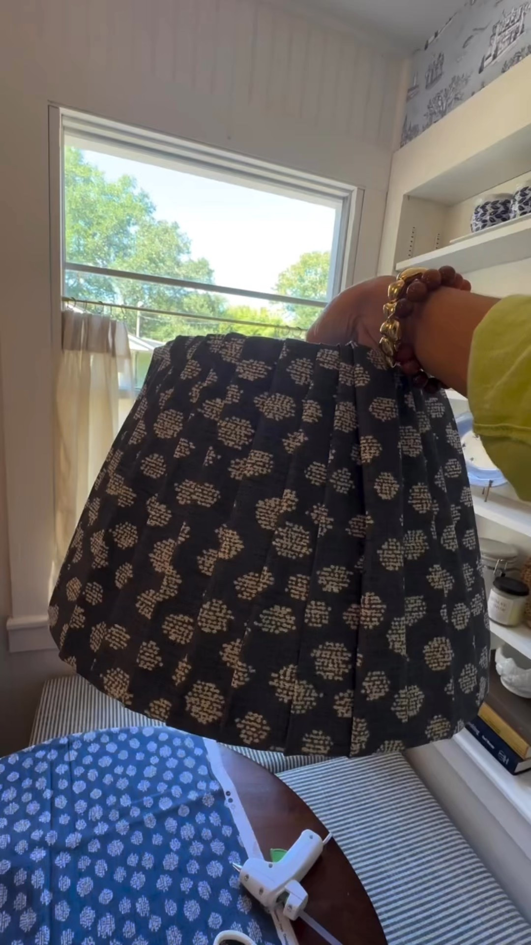 A quick tutorial on making A DIY pleated fabric lampshade!

#LTKFindsUnder50 #LTKHome #LTKStyleTip