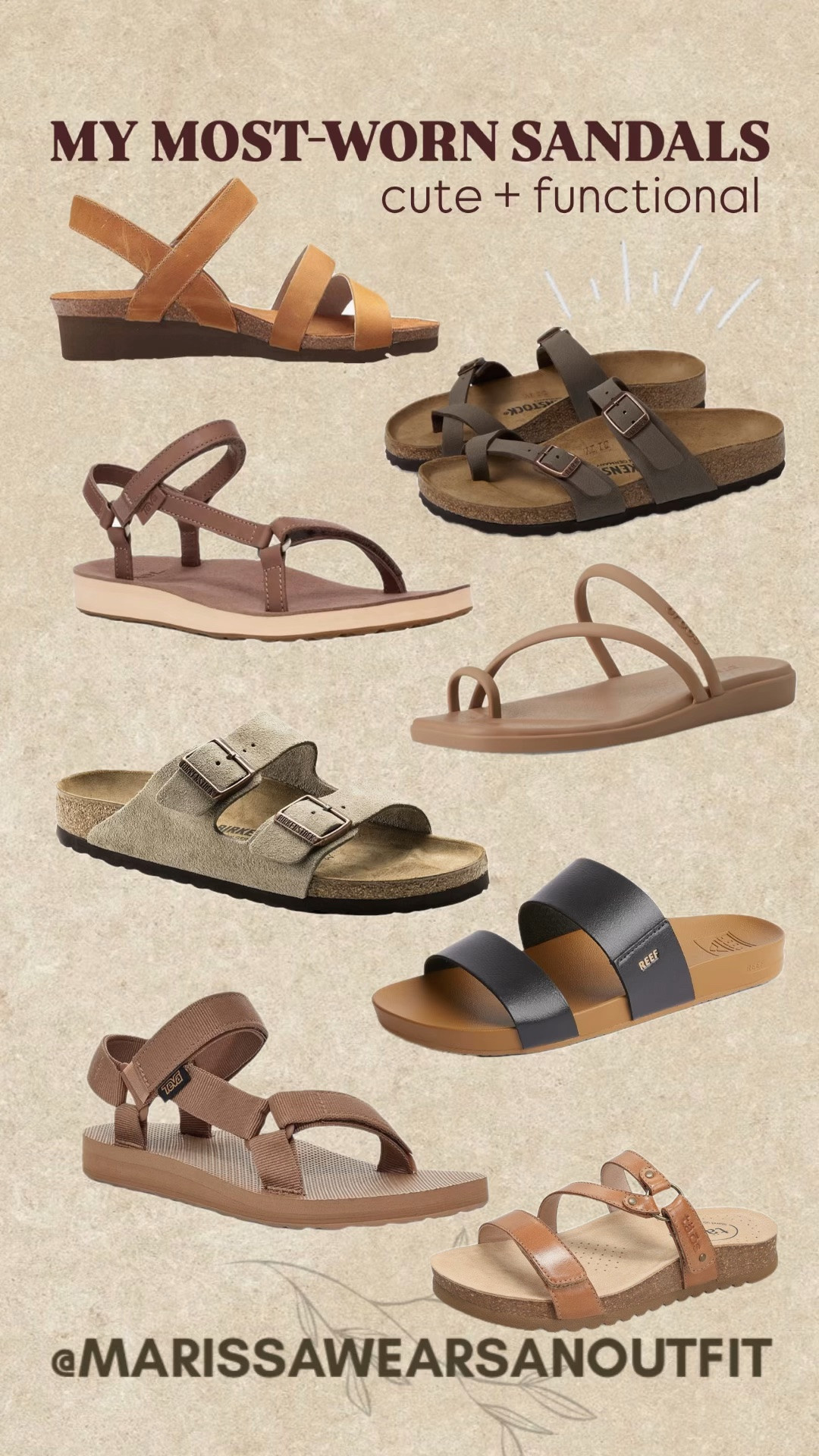The newest ones are my crocs and I broke those in over my vacation and loved them! I also had Taos send me a pair recently and have been wearing them a ton. So comfy! 

All the others I’ve had for over a year or years! Love them. 

I wear my true size 6 in most of them (the Birkenstocks are 5-5.5–so 36!)

#LTKshoes #summersandals #springshoes

#LTKPetite #LTKSeasonal #LTKOver40

Comment SHOP below to receive a DM with the link to this post on my LTK ⬇ https://liketk.it/660dy

#LTKPetite #LTKSeasonal #LTKootd
