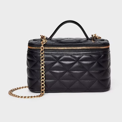 Quilted Vanity Crossbody Bag - A New Day™ Black | Target