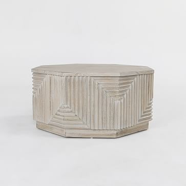 Diagonal Ridges Coffee Table | West Elm (US)