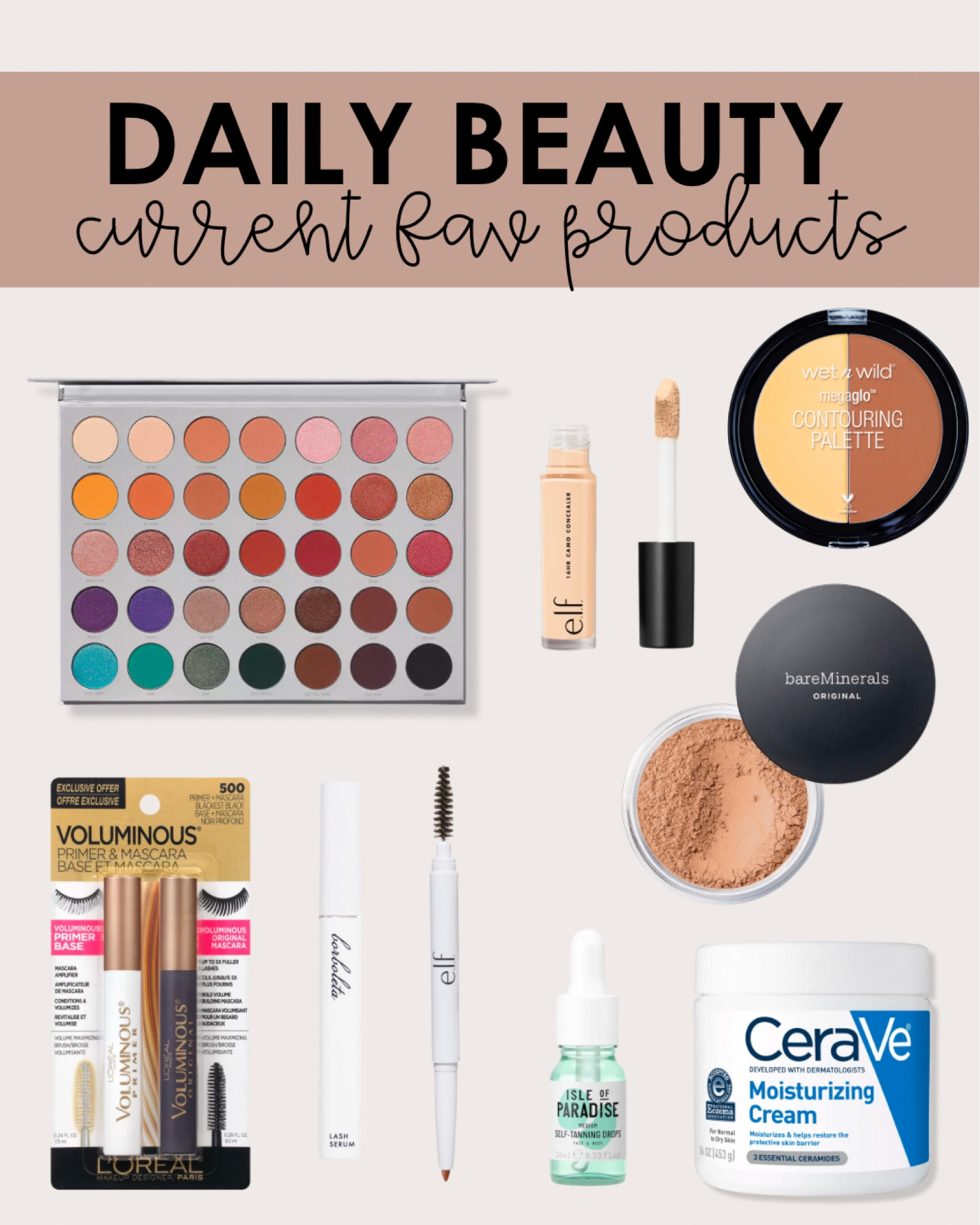 current fav products I use everyday when I get ready and do my makeup!💛



#LTKbeauty #LTKunder100