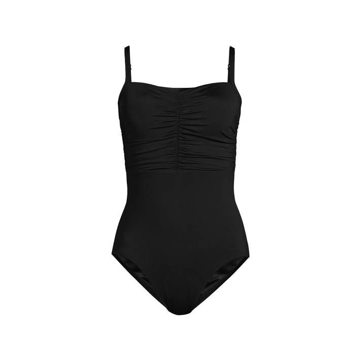 Lands' End Women's Chlorine Resistant Tummy Control Sweetheart One Piece Swimsuit with Adjustable... | Walmart (US)
