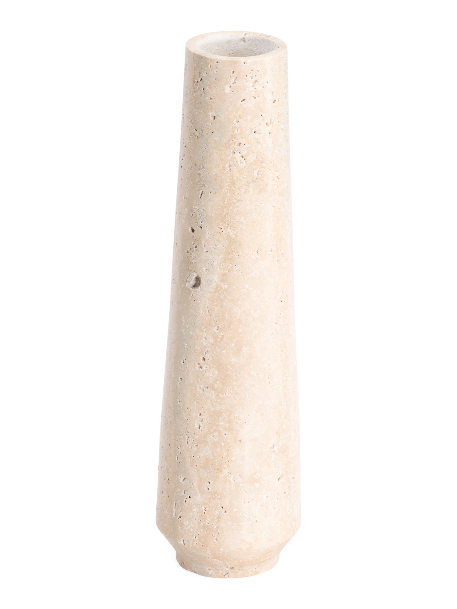 15in Travertine Vase | TJ Maxx