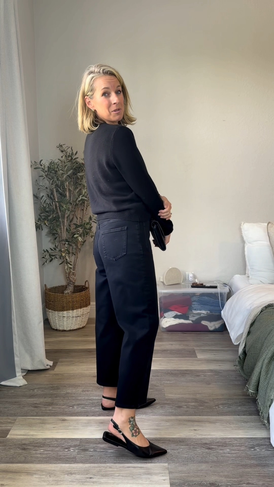 Medium cardi and 8 pants! 26” inseam. 
So so good!!

#LTKootd #LTKgrwm #LTKPetite