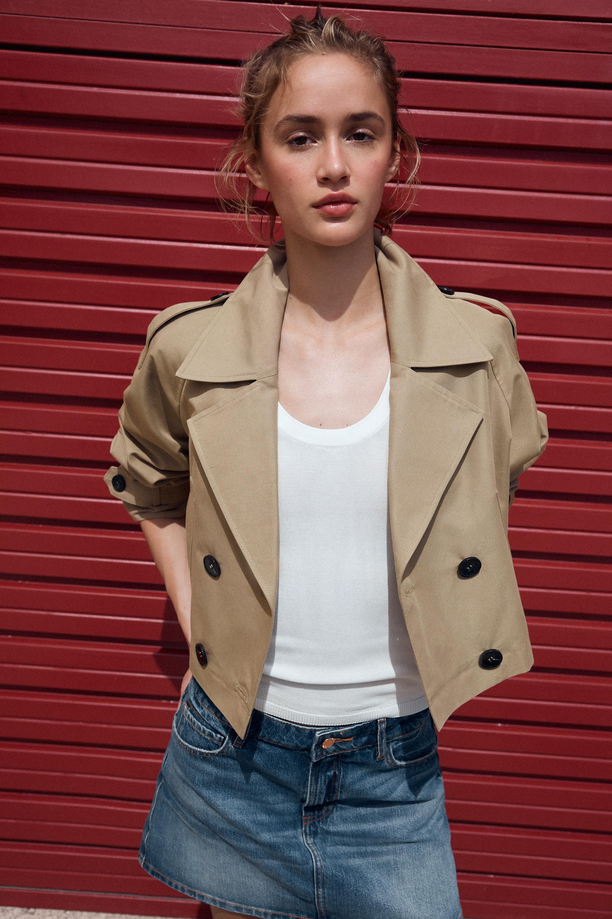 SHORT WRAP JACKET | Zara US