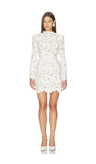 Nadine Merabi Lydia Dress in White. - size 4/S | Revolve Clothing (Global)