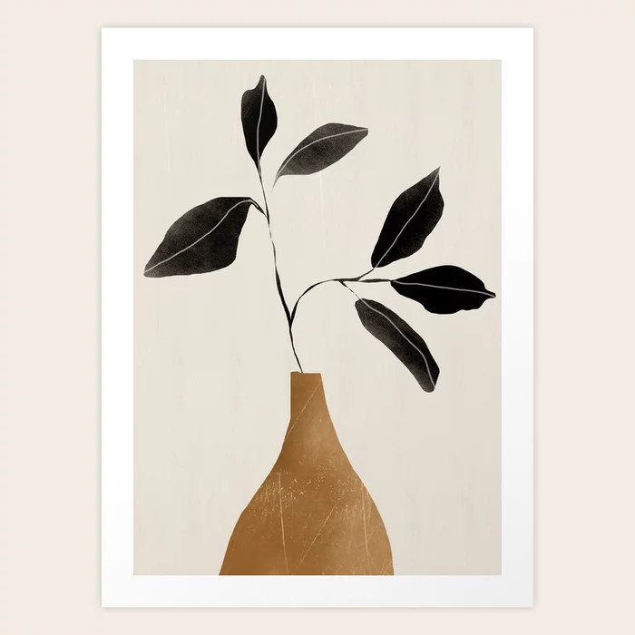 minimal plant 6 Art Print | Society6