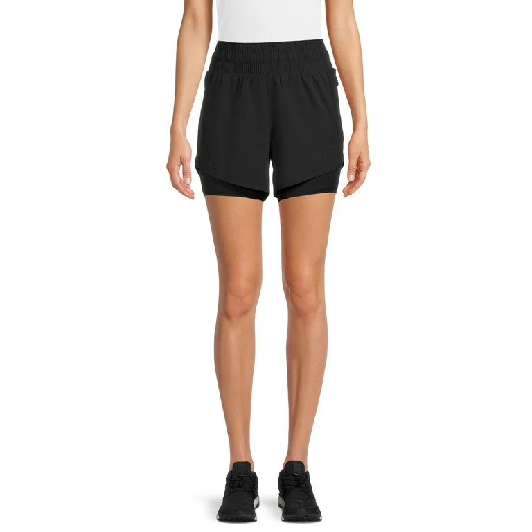 Avia Women's High Rise Running Shorts with Bike Liner | Walmart (US)