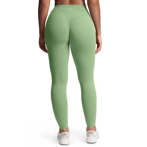 Amazon.com: Aoxjox Women's Workout Velura Leggings High Waisted Hidden Scrunch PlushFlex\u2122 Buttery Soft Yoga Pants 26" (Sage Drift, Small) : Clothing, Shoes & Jewelry | Amazon (US)