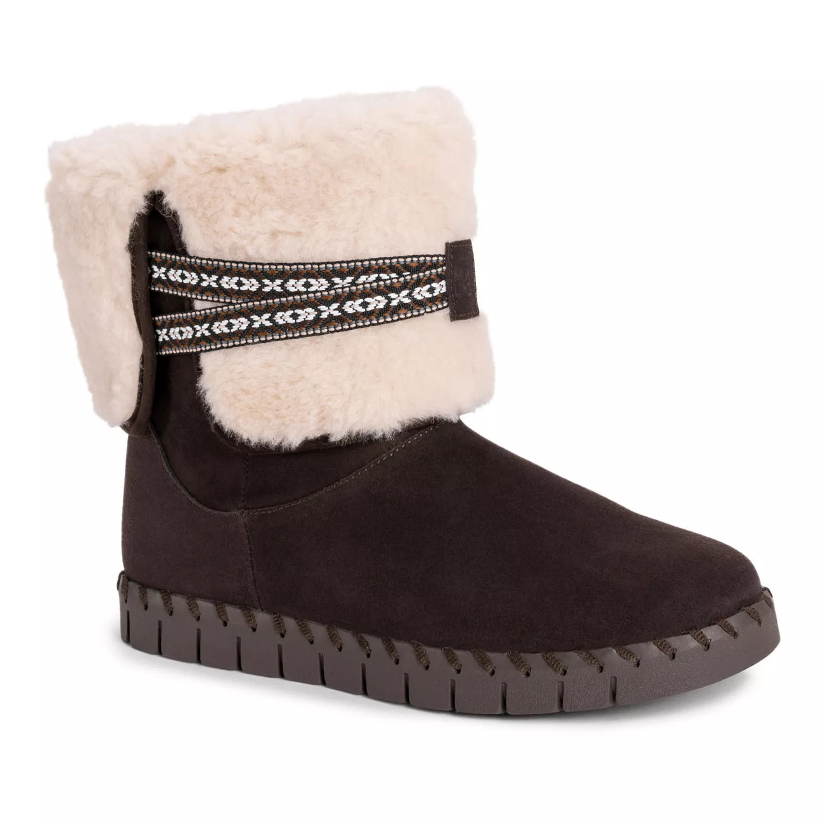 MUK LUKS Flexi Montauk Women's Faux-Fur Winter Boots, Size: 10, Brown | Kohl's