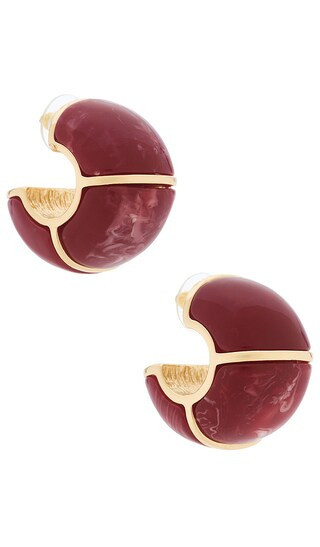 8 Other Reasons Roma Huggie Earring in Red. | Revolve Clothing (Global)