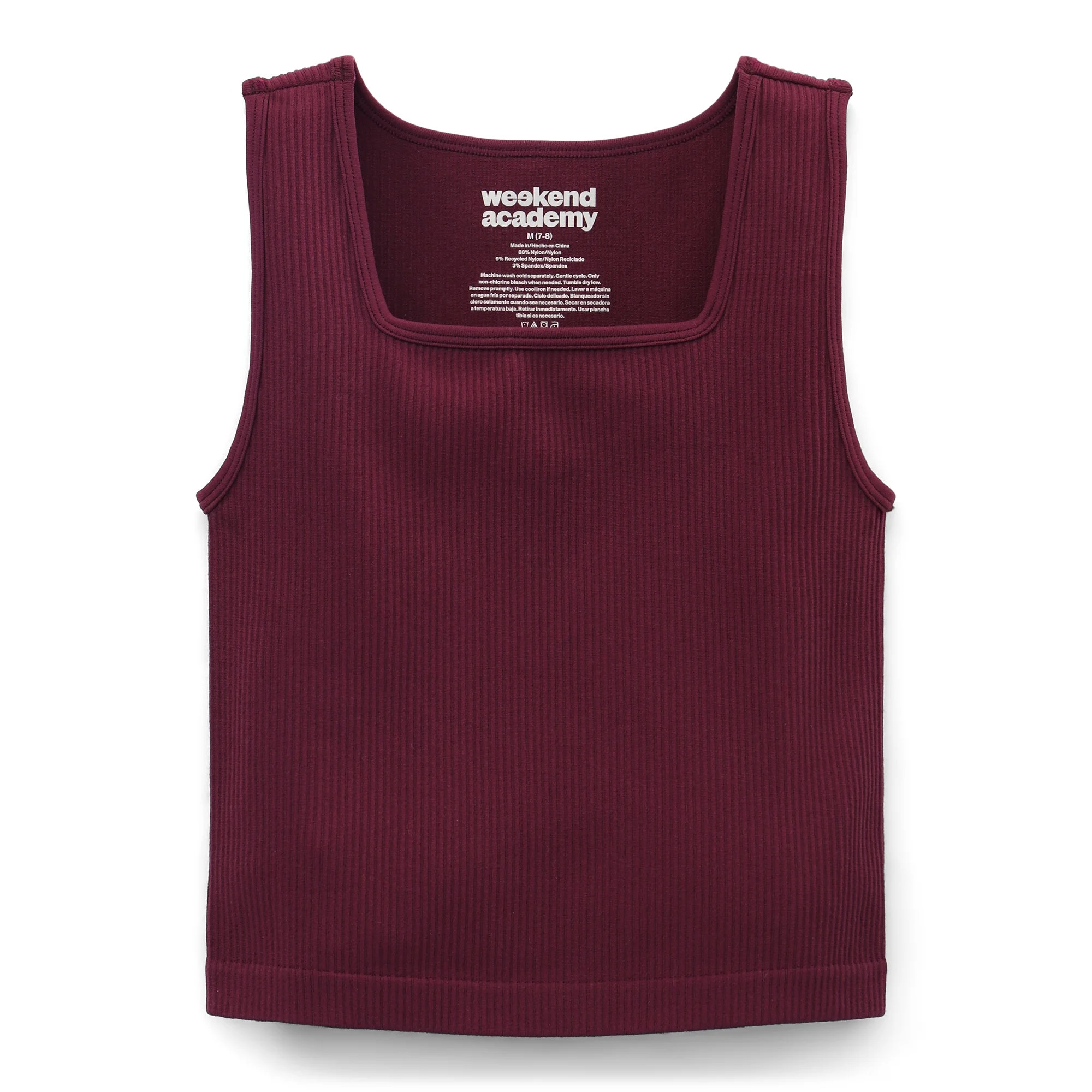 Weekend Academy Girls Seamless Tank Top, Sizes 4-18 | Walmart (US)