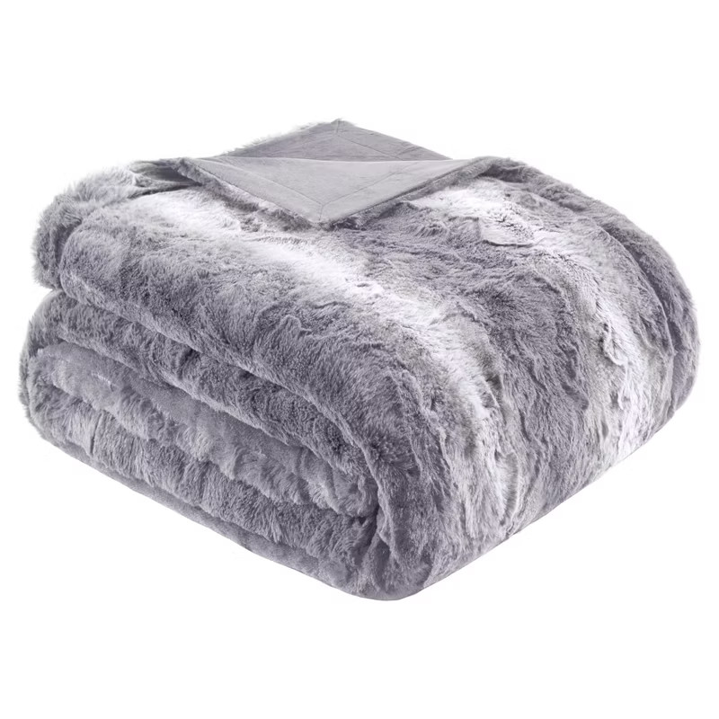 Marselle Faux Fur Oversized Bed Throw Blanket | Target