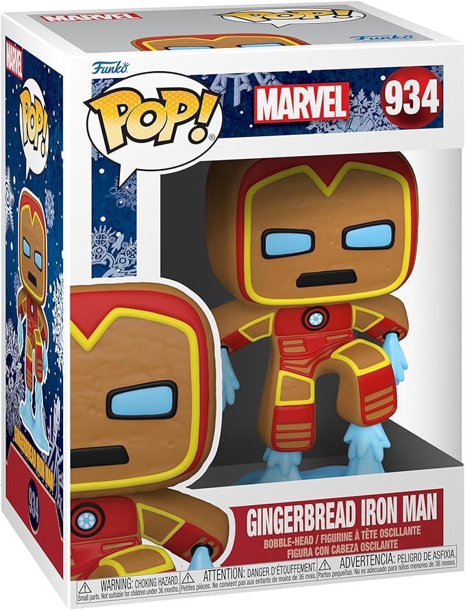 Funko Pop! Marvel: Gingerbread Iron Man | Amazon (US)