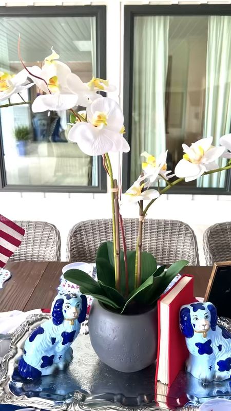 I’m so excited to decorate different rooms of our home using this orchid from CG Hunter! It looked beautiful as the centerpiece of our Memorial Day table setting. #ad 

#LTKVideo #LTKHome #LTKGiftGuide