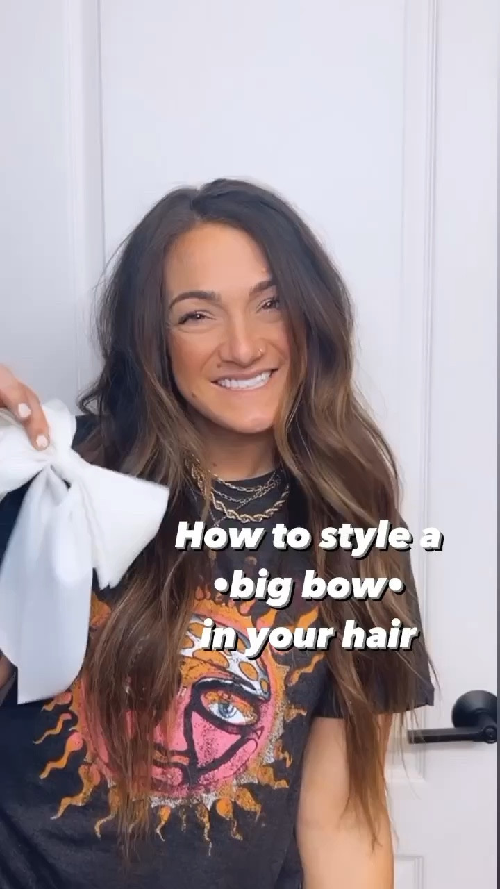 Cutest bow and hairstyle idea! This would work for so many occasions! Church, brunch, wedding event, and more! It is also available in black and only $8! 

#LTKFind #LTKstyletip #LTKwedding