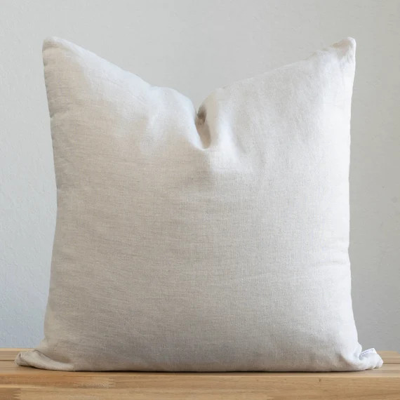 Linen Pillow  Natural | Etsy | Etsy (US)