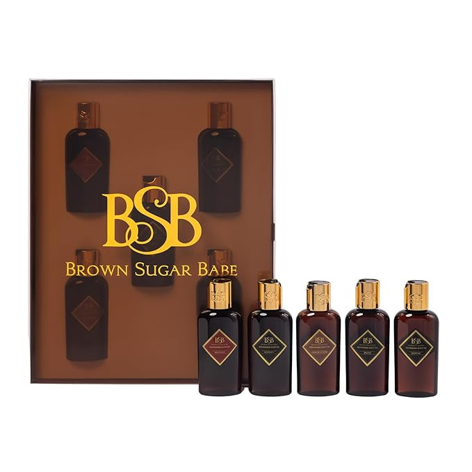 Brown Sugar Babe Body Oil Gift Set, Vanilla Body Oil and Perfume Oil for Women, Jasmine Oil with ... | Amazon (US)