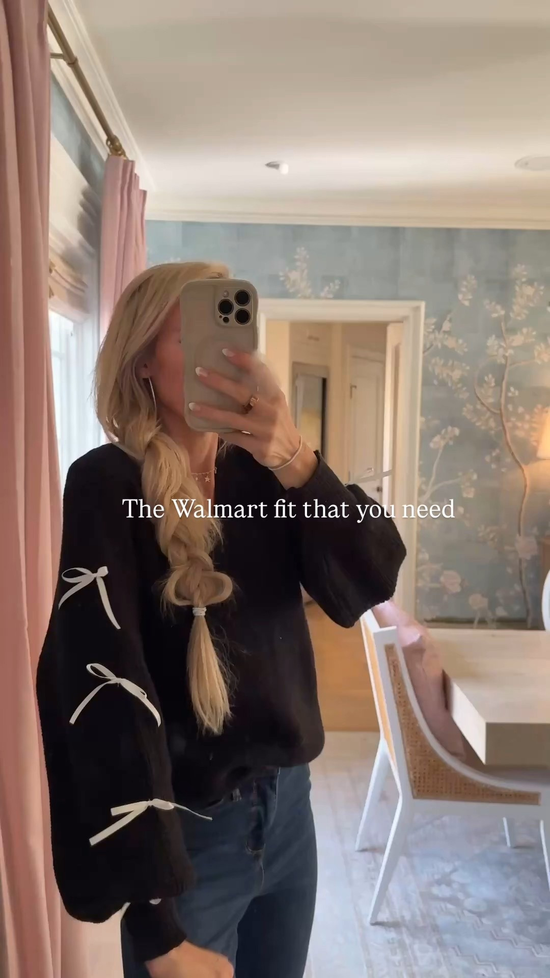 The dreamiest bow sweater paired with sparkly jeans and heels 🤍✨ the perfect mix of cozy and fun for days you want to feel a little extra special without trying too hard.



#bowdetails #sparklejeans #everydayglam

#LTKootd #LTKFindsUnder50 #LTKselfcare