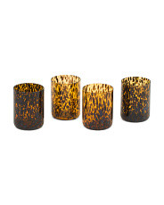 Set Of 4 Tortoise Shell Double Old-fashioned Glasses | Kitchen & Dining Room | Marshalls | Marshalls