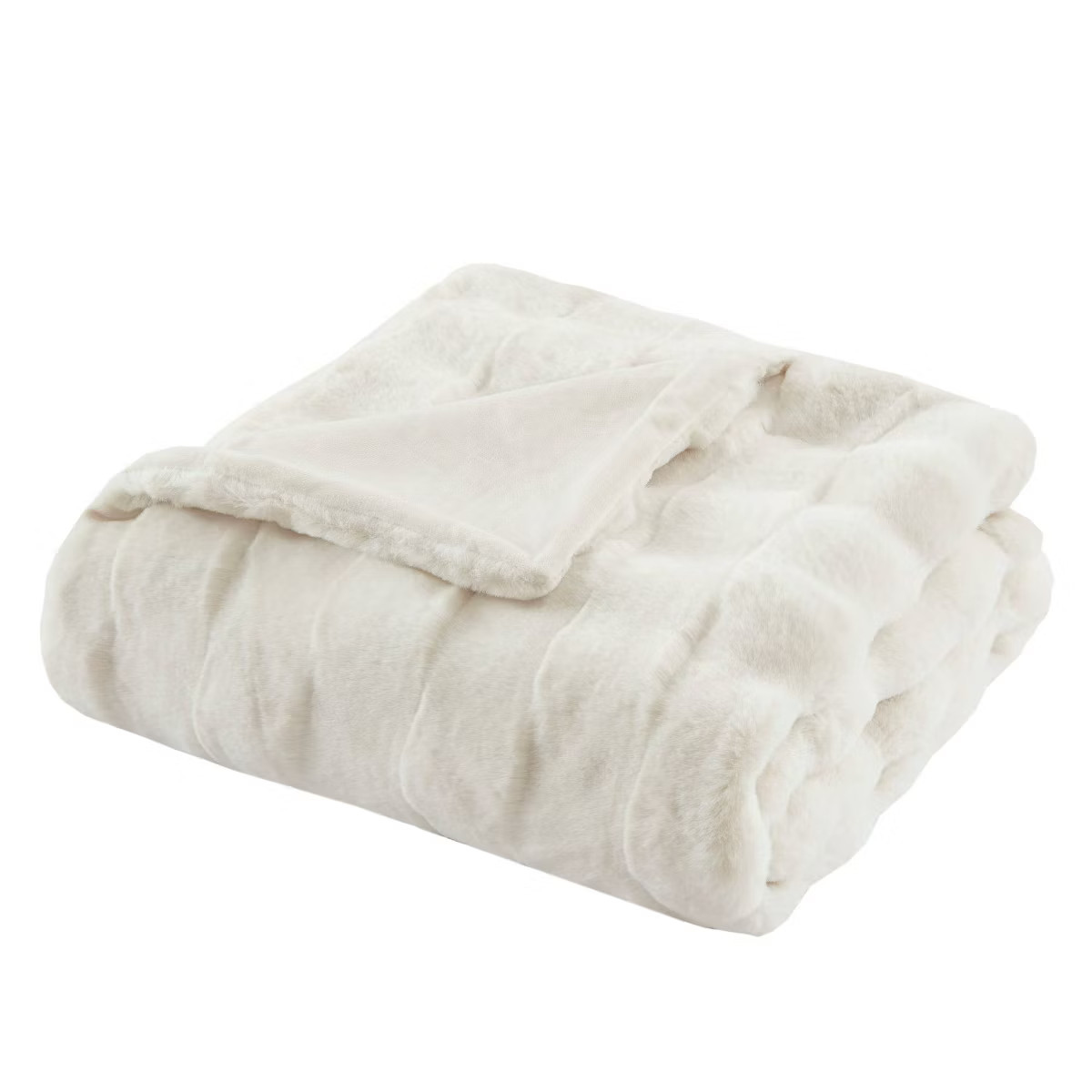 50"x60" Camille Faux Fur Throw Blanket - Madison Park | Target