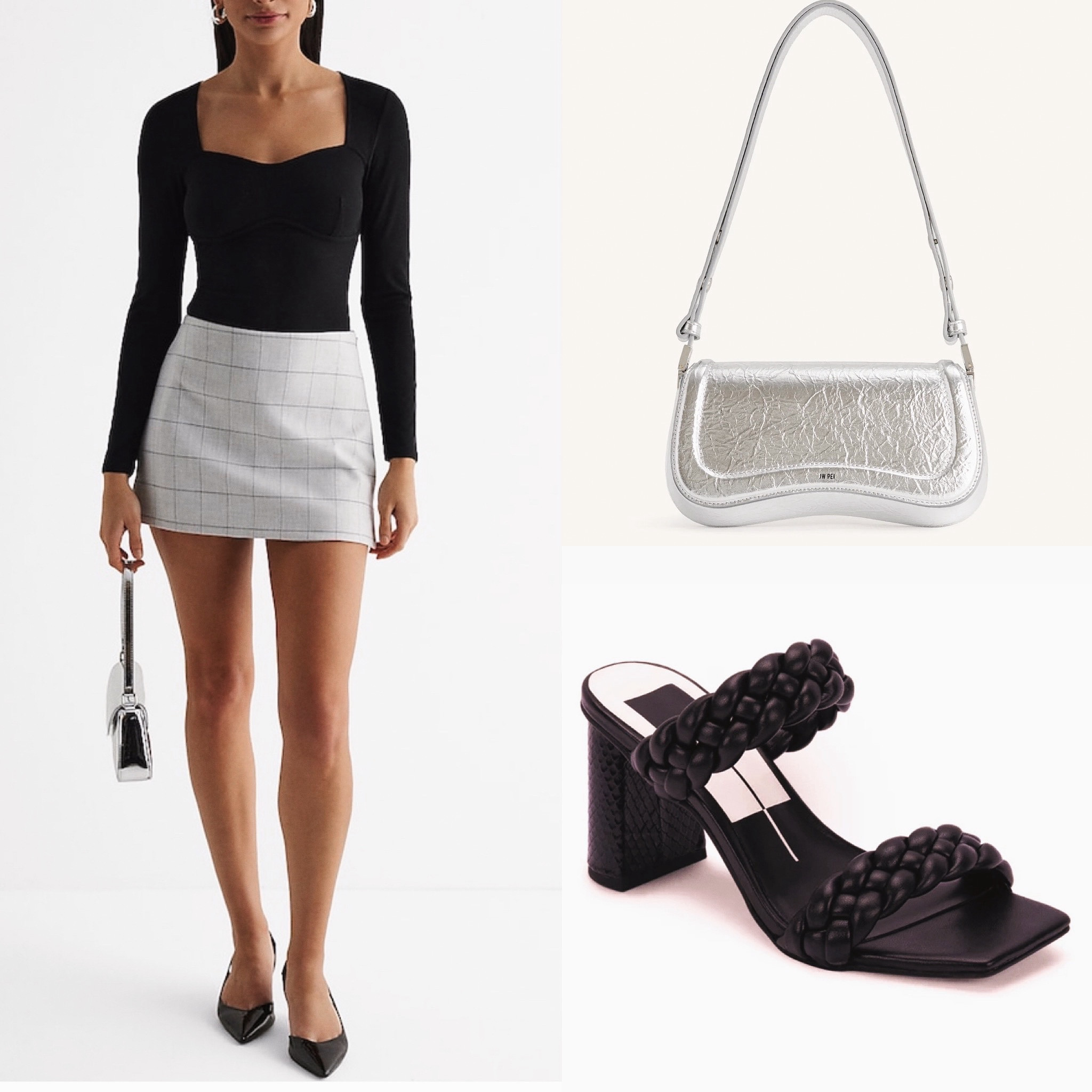 Date night. Mini skort & sandals. Silver purse. 

#LTKtravel #LTKstyletip #LTKfindsunder100