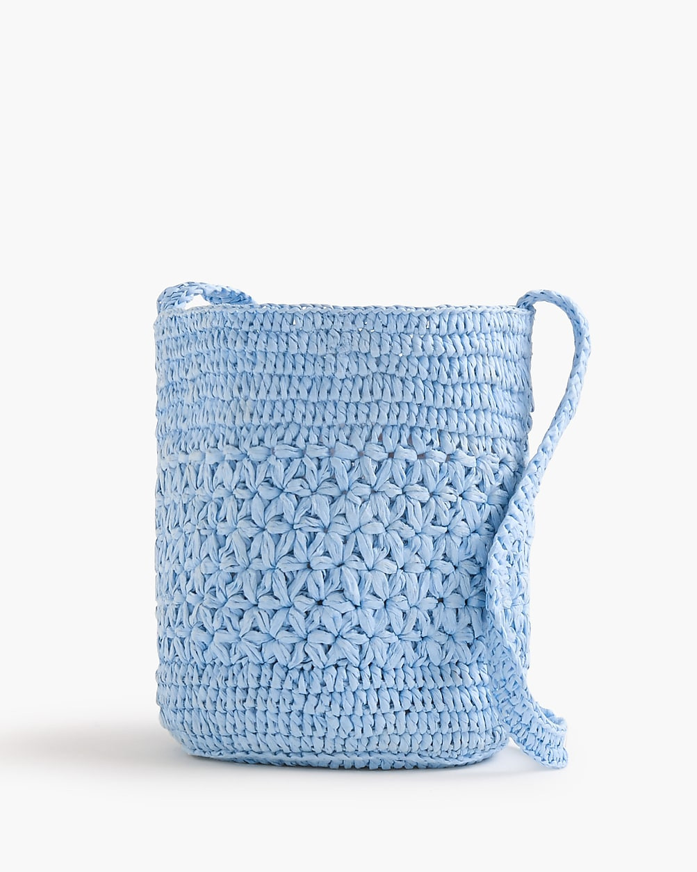 Floral woven bucket bag | J.Crew Factory
