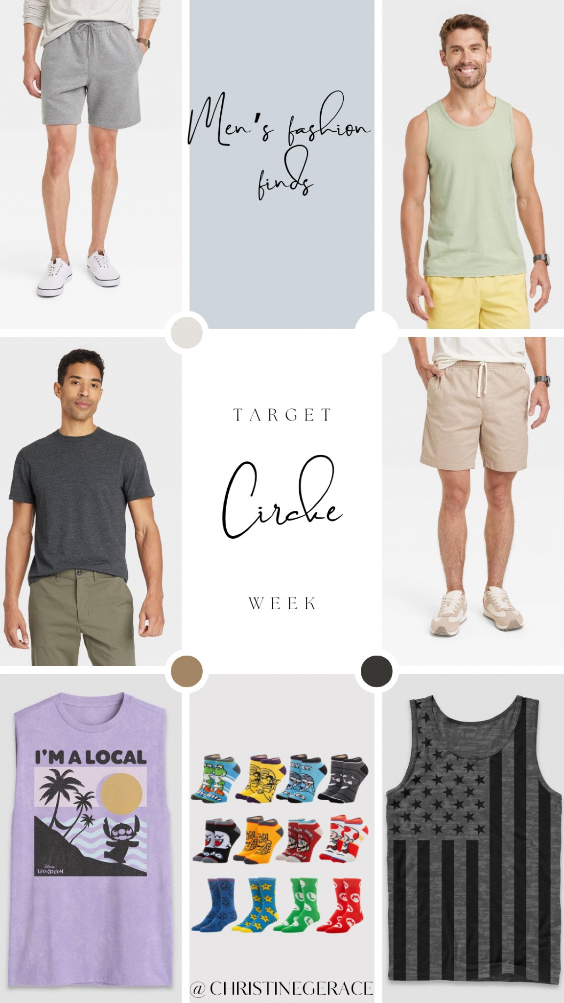 Men’s fashion finds from target circle week ! My husband has a few of these tanks & loves them ! 

Target finds, target style, target circle week, men’s fashion 

#LTKStyleTip #LTKSummerSales #LTKSaleAlert
