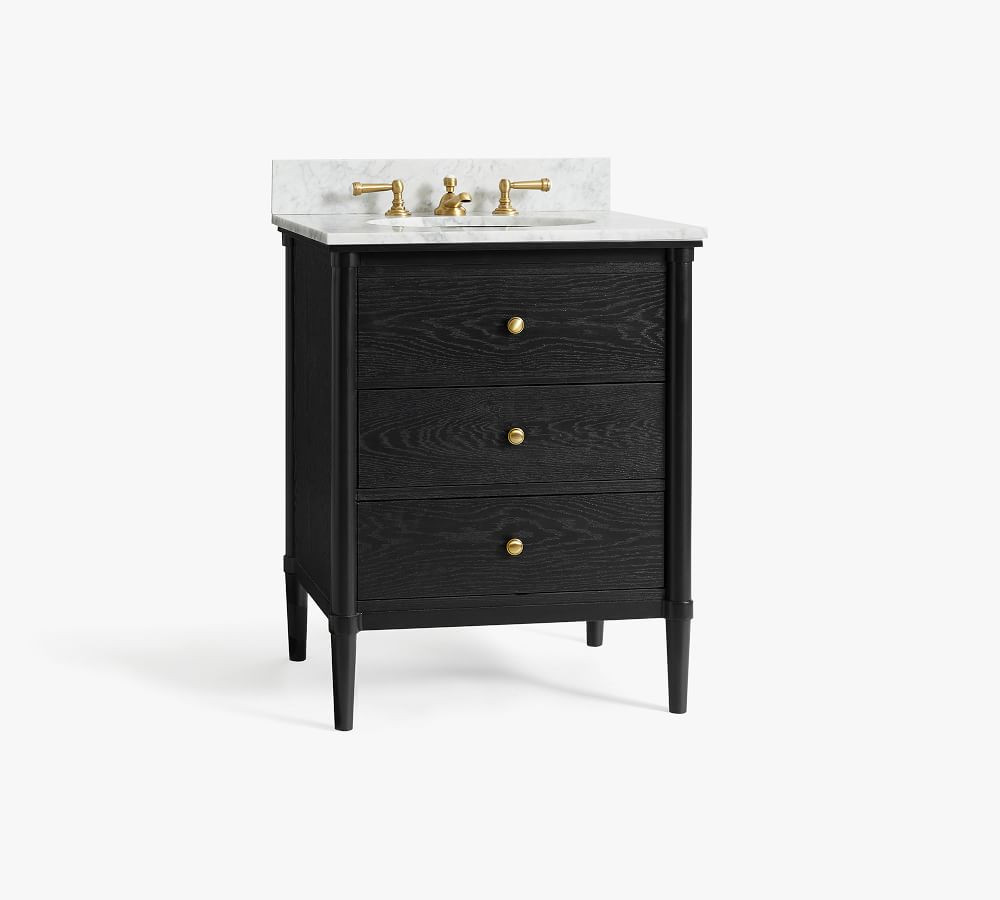 Onyx Harlow Mini Sink Vanity, 26&amp;quot; | Pottery Barn (US)