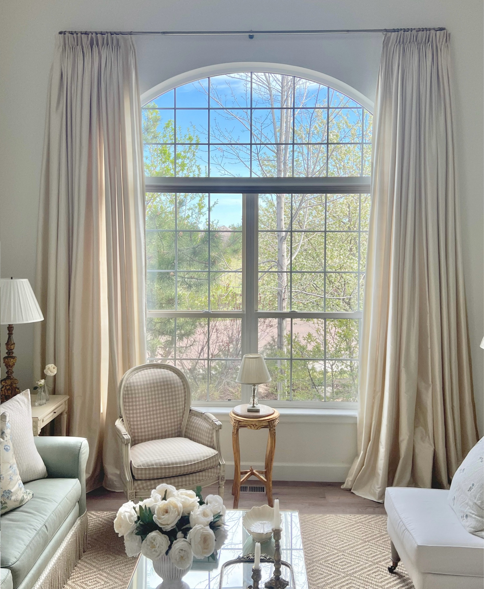 Shop my beautiful dupioni silk drapes on Amazon! They come in a wide variety of colors and sizes! This is the ivory beige 🤍

#LTKhome #LTKstyletip