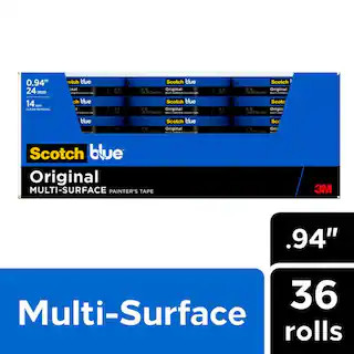 ScotchBlue 0.94 in. x 60 yds. Original Multi-Surface Painter's Tape (Case of 36) | The Home Depot