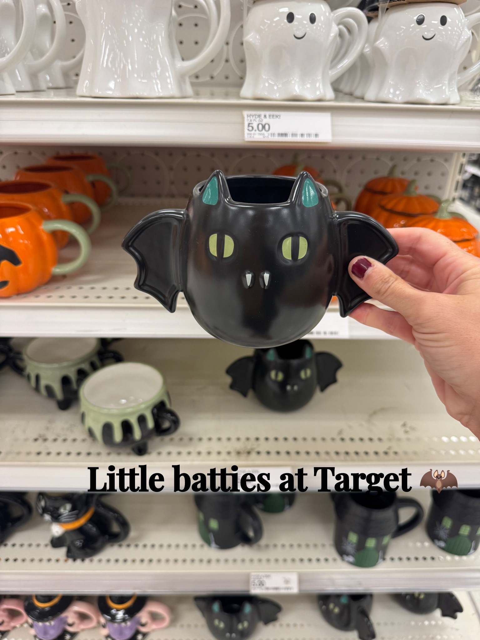 Super cute Halloween mugs at target! Perfect for boo baskets

#targetfinds #targethalloween #halloweenmug #boobasket

#LTKFamily #LTKHalloween #LTKFindsUnder50