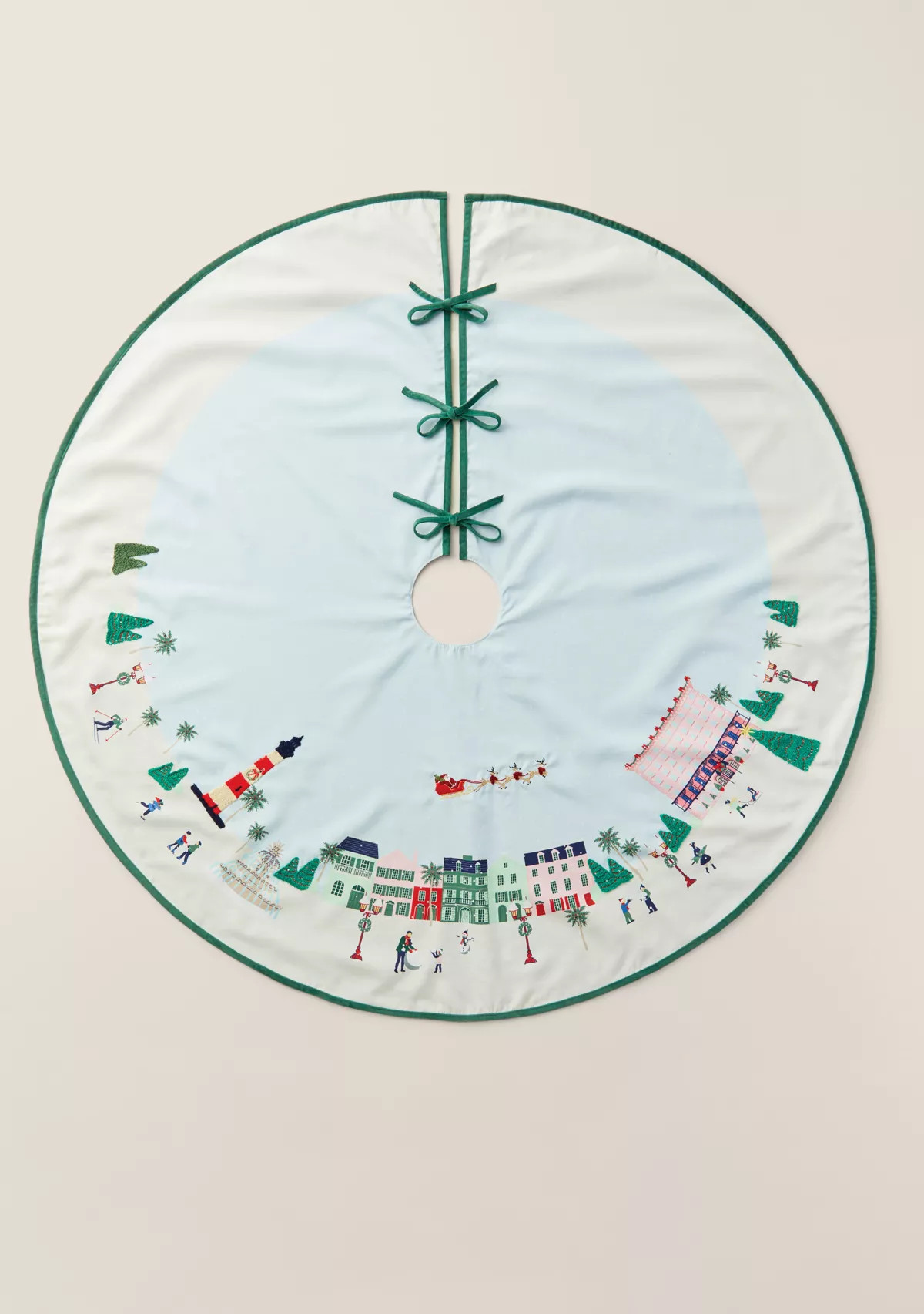 Sewing Down South x Crown & Ivy™ Sew Scenic Embroidered Tree Skirt | Belk