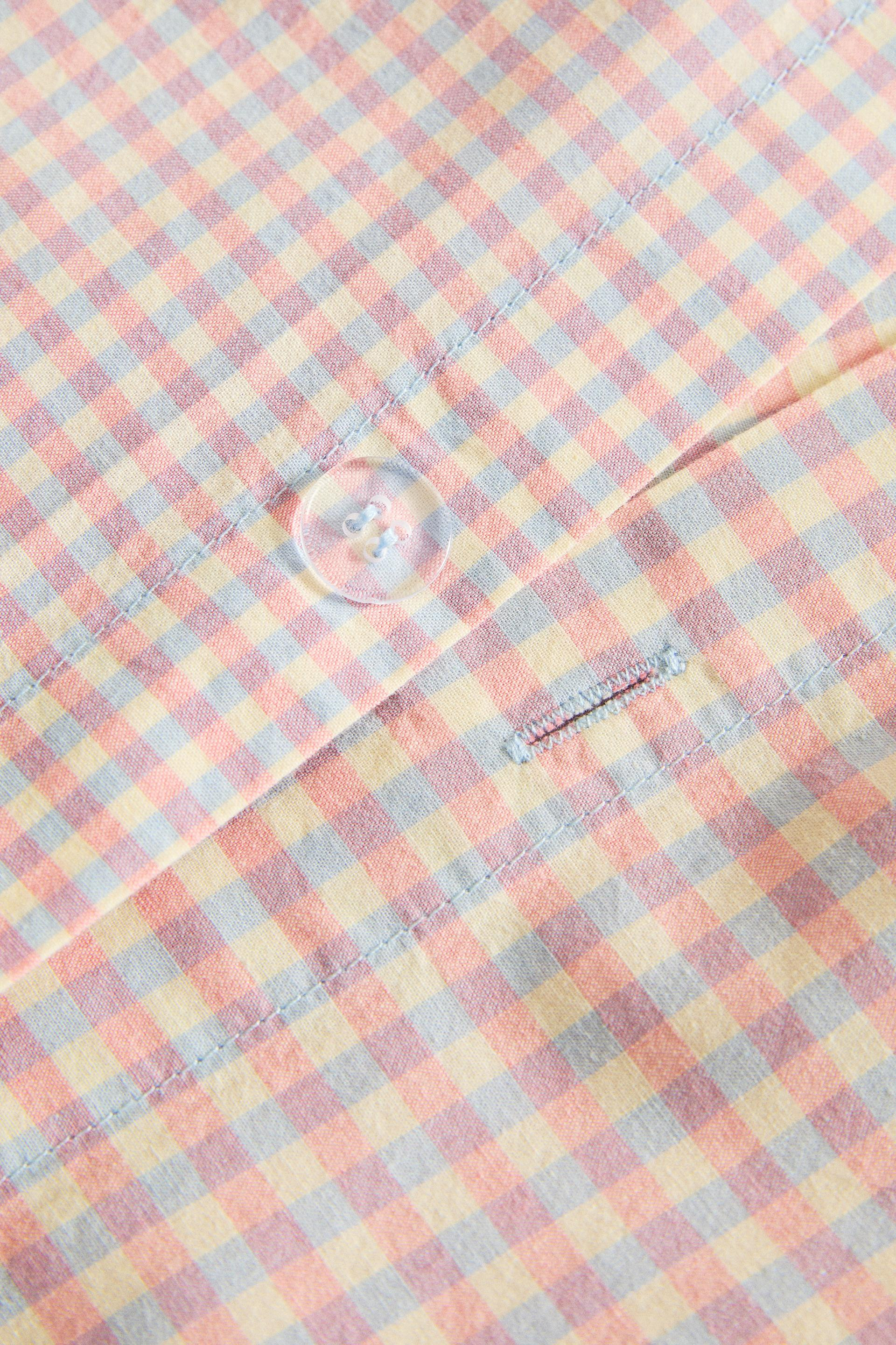 KIDS GINGHAM COTTON DUVET COVER | Zara US