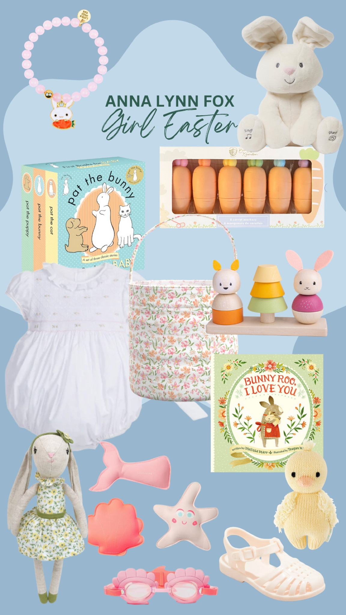 Girl toddle/baby Easter basket finds 🐣 🐰 🧺 

#LTKBaby #LTKKids #LTKSeasonal