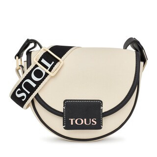 Small beige TOUS Half-moon Crossbody bag | TOUS USA