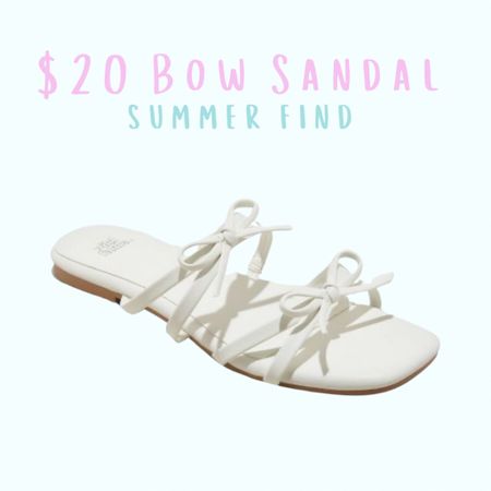 Target find
Summer sandals
White sandals


#LTKstyletip #LTKshoecrush #LTKfindsunder50